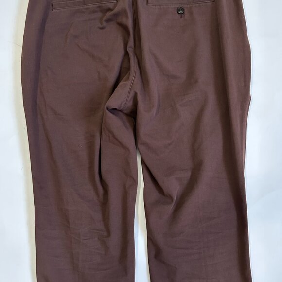 Everlane Uniform Performance Pants Mens 34 x 28 Slim Fit Brown Stretch Preppy - Picture 10 of 12